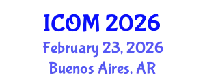 International Conference on Obesity Medicine (ICOM) February 23, 2026 - Buenos Aires, Argentina