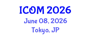 International Conference on Obesity Medicine (ICOM) June 08, 2026 - Tokyo, Japan