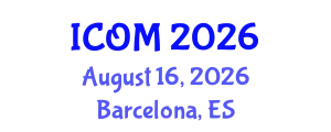 International Conference on Obesity Medicine (ICOM) August 16, 2026 - Barcelona, Spain
