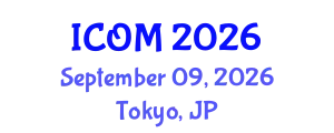 International Conference on Obesity Medicine (ICOM) September 09, 2026 - Tokyo, Japan