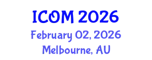 International Conference on Obesity Medicine (ICOM) February 02, 2026 - Melbourne, Australia