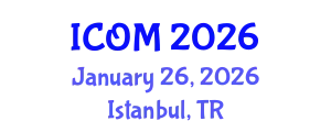 International Conference on Obesity Medicine (ICOM) January 26, 2026 - Istanbul, Turkey