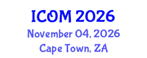 International Conference on Obesity Medicine (ICOM) November 04, 2026 - Cape Town, South Africa
