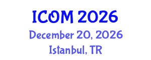 International Conference on Obesity Medicine (ICOM) December 20, 2026 - Istanbul, Turkey