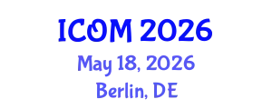 International Conference on Obesity Medicine (ICOM) May 18, 2026 - Berlin, Germany
