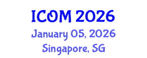 International Conference on Obesity Medicine (ICOM) January 05, 2026 - Singapore, Singapore