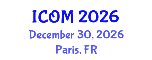 International Conference on Obesity Medicine (ICOM) December 30, 2026 - Paris, France