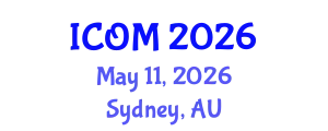 International Conference on Obesity Medicine (ICOM) May 11, 2026 - Sydney, Australia