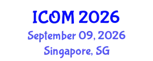 International Conference on Obesity Medicine (ICOM) September 09, 2026 - Singapore, Singapore
