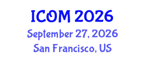 International Conference on Obesity Medicine (ICOM) September 27, 2026 - San Francisco, United States