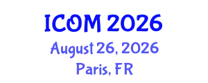 International Conference on Obesity Medicine (ICOM) August 26, 2026 - Paris, France