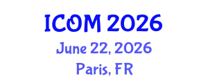 International Conference on Obesity Medicine (ICOM) June 22, 2026 - Paris, France