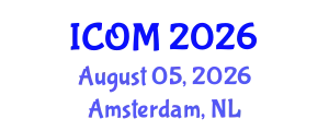 International Conference on Obesity Medicine (ICOM) August 05, 2026 - Amsterdam, Netherlands