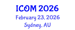 International Conference on Obesity Medicine (ICOM) February 23, 2026 - Sydney, Australia
