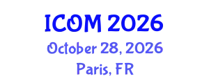 International Conference on Obesity Medicine (ICOM) October 28, 2026 - Paris, France