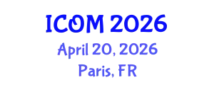 International Conference on Obesity Medicine (ICOM) April 20, 2026 - Paris, France