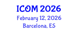 International Conference on Obesity Medicine (ICOM) February 12, 2026 - Barcelona, Spain
