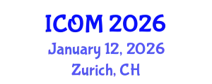 International Conference on Obesity Medicine (ICOM) January 12, 2026 - Zurich, Switzerland