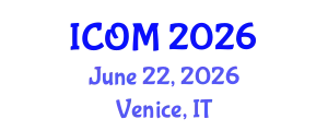 International Conference on Obesity Medicine (ICOM) June 22, 2026 - Venice, Italy