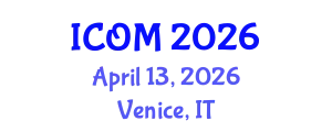 International Conference on Obesity Medicine (ICOM) April 13, 2026 - Venice, Italy