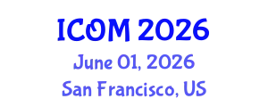 International Conference on Obesity Medicine (ICOM) June 01, 2026 - San Francisco, United States