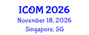 International Conference on Obesity Medicine (ICOM) November 18, 2026 - Singapore, Singapore