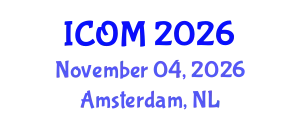 International Conference on Obesity Medicine (ICOM) November 04, 2026 - Amsterdam, Netherlands