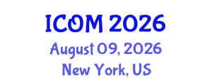 International Conference on Obesity Medicine (ICOM) August 09, 2026 - New York, United States