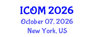 International Conference on Obesity Medicine (ICOM) October 07, 2026 - New York, United States