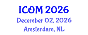 International Conference on Obesity Medicine (ICOM) December 02, 2026 - Amsterdam, Netherlands