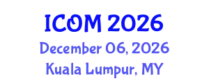 International Conference on Obesity Medicine (ICOM) December 06, 2026 - Kuala Lumpur, Malaysia