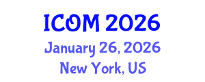 International Conference on Obesity Medicine (ICOM) January 26, 2026 - New York, United States