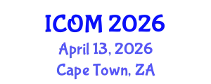 International Conference on Obesity Medicine (ICOM) April 13, 2026 - Cape Town, South Africa