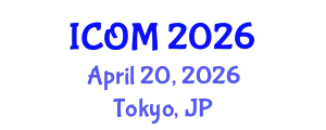 International Conference on Obesity Medicine (ICOM) April 20, 2026 - Tokyo, Japan