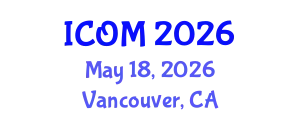 International Conference on Obesity Medicine (ICOM) May 18, 2026 - Vancouver, Canada