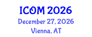 International Conference on Obesity Medicine (ICOM) December 27, 2026 - Vienna, Austria
