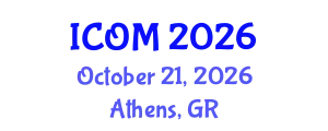 International Conference on Obesity Medicine (ICOM) October 21, 2026 - Athens, Greece