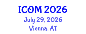 International Conference on Obesity Medicine (ICOM) July 29, 2026 - Vienna, Austria