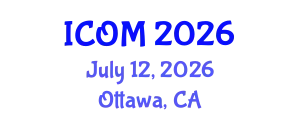 International Conference on Obesity Medicine (ICOM) July 12, 2026 - Ottawa, Canada