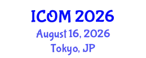 International Conference on Obesity Medicine (ICOM) August 16, 2026 - Tokyo, Japan