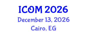 International Conference on Obesity Medicine (ICOM) December 13, 2026 - Cairo, Egypt