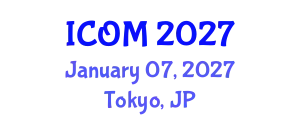 International Conference on Obesity Medicine (ICOM) January 07, 2027 - Tokyo, Japan