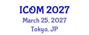 International Conference on Obesity Medicine (ICOM) March 25, 2027 - Tokyo, Japan