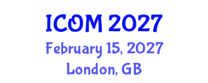 International Conference on Obesity Medicine (ICOM) February 15, 2027 - London, United Kingdom