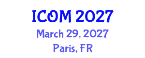 International Conference on Obesity Medicine (ICOM) March 29, 2027 - Paris, France