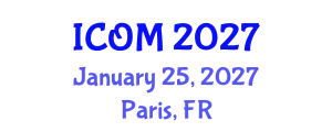 International Conference on Obesity Medicine (ICOM) January 25, 2027 - Paris, France