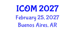 International Conference on Obesity Medicine (ICOM) February 25, 2027 - Buenos Aires, Argentina