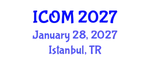 International Conference on Obesity Medicine (ICOM) January 28, 2027 - Istanbul, Turkey