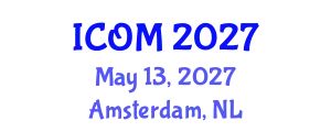 International Conference on Obesity Medicine (ICOM) May 13, 2027 - Amsterdam, Netherlands