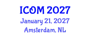 International Conference on Obesity Medicine (ICOM) January 21, 2027 - Amsterdam, Netherlands